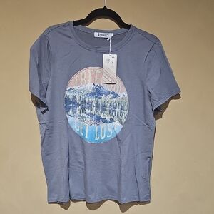 Gray Graphic T-Shirt